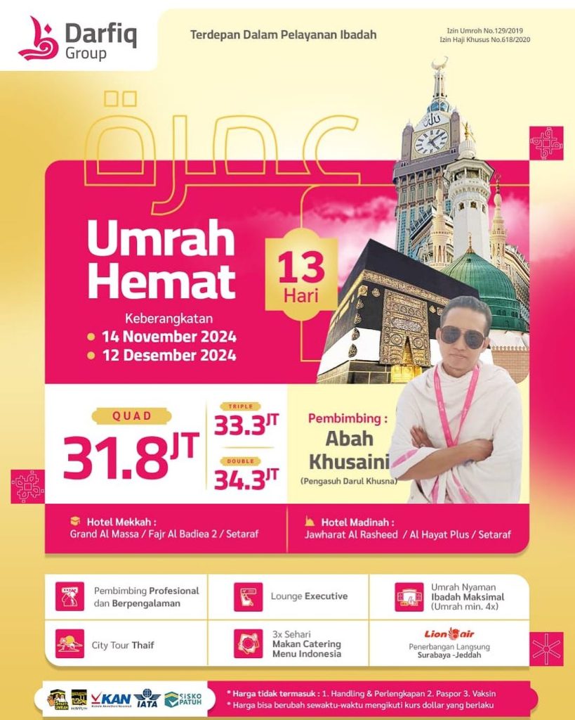 Travel Umroh Dengan Pelayanan Terbaik Di Sidoarjo