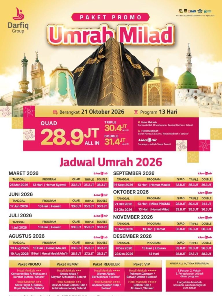 jadwal umroh 2026